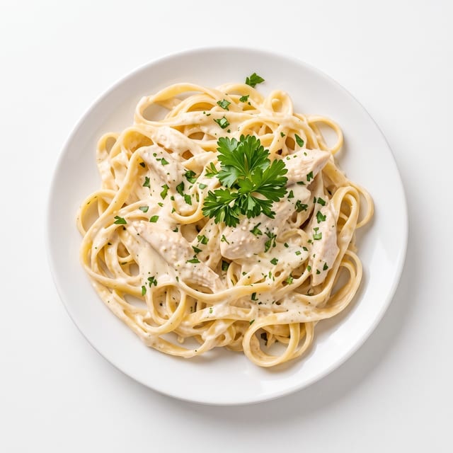 Fettuccine Alfredo.