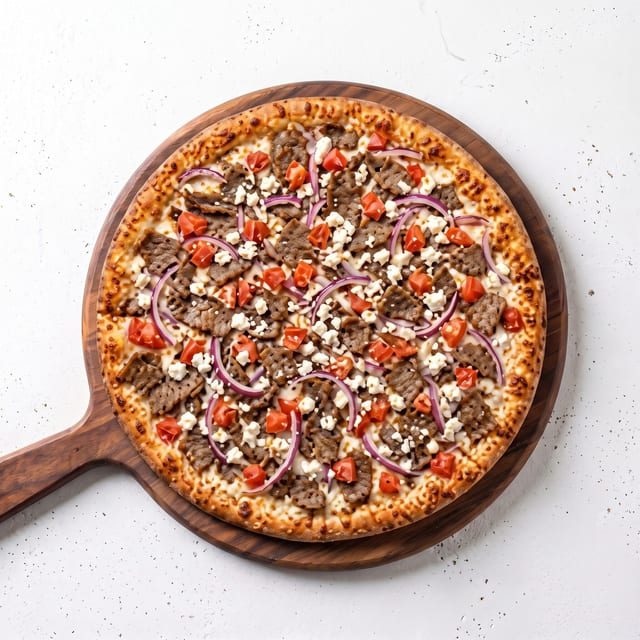 Greek Signature Pizza.
