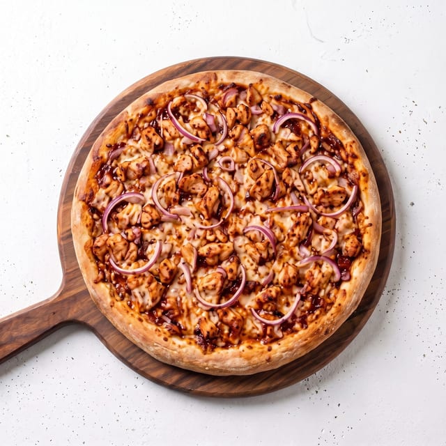 BBQ Chicken Pizza.